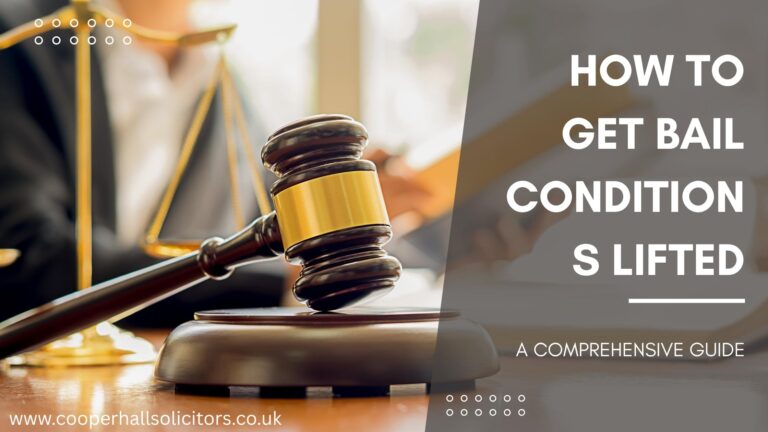 How to Get Bail Conditions Lifted