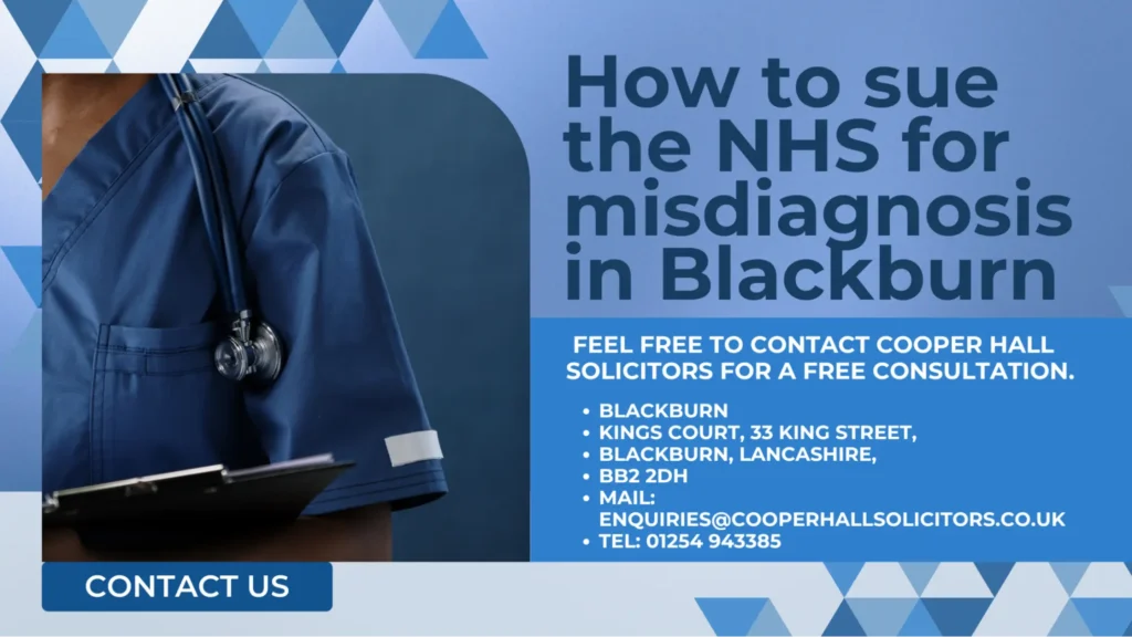 How to sue the NHS for misdiagnosis in Blackburn