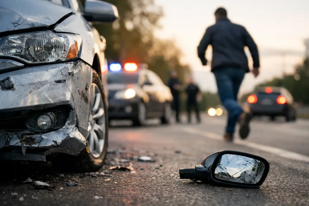 Facing a Failing to Stop Offence After a Crash