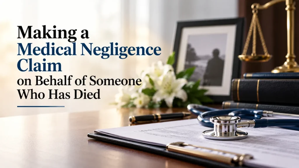 Making a Medical Negligence Claim on Behalf of Someone Who Has Died
